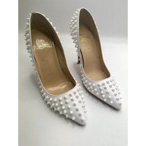 Christian Louboutin Follies Spikes Patent Leather Pumps